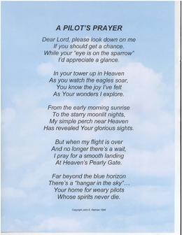 A Pilot's Prayer by John E. Kleiman