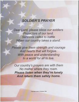 veterans prayer or poem